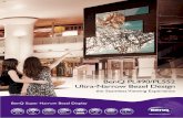 BenQ PL490/PL552 Ultra-Narrow Bezel Design the Seamless … · 2019-09-23 · across a video wall installation up to 15x15 without using splitters. TO further boost the ease Of content