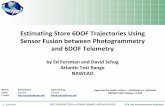 Estimating Store 6DOF Trajectories Using Sensor Fusion ... · 6-DOF Telemetry Analysis •Instrument senses motion in the store’s (body) reference frame •Solution process 1) Integrate