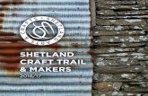 SHETLAND CRAFT TRAIL & MAKERS · 1. 2. glansin glass aamos designs p6 15. the shetland gallery/shona skinner sul p7 3. 13. globalyell p8 4. the shetland tannery ltd green croft shetland