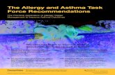 The Allergy and Asthma Task Force Recommendations · 2019-10-11 · Distinguished Fellow of the ACAAI and received its Distinguished Service Award. Brad Lucas MD, MBA, FACOG is the