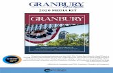 2020 MEDIA KIT…2020 MEDIA KIT “Granbury’s national exposure as the 2019 USA Today Best Historic Small Town, is driving visitors and business to our City. Organizations who invest