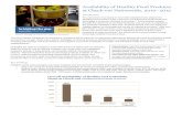 Availability of Healthy Food Products at Check-out Nationwide, … · 2020-01-03 · Availability of Healthy Food Products at Check-out Nationwide, 2010–2012 Introduction The placement
