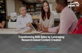 Research-based Content Creation - INSIGHT INNOVATIONinsightinnovation.org/wp-content/uploads/2016/07/PDF/christina.pdf · UNAWARE AWARE INTEREST RESEARCH EVALUATE NEGOTIAT E PURCHASE