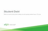 Student Debt - Consumer Financial Protection Bureau · National Student Loan Data System (NSLDS) *You may consolidate FFELP and Perkins loans into a new Direct Consolidation Loan