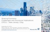 Sharing Economy: Challenges and Insurance Implications ... · Sharing Economy Agenda. Introduction – What It Is Impact on Employment. Legal and Insurance – General Considerations.