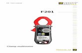 GB - User’s manualAC – Alternating current. AC and DC – Alternating and direct current. Earth. Risk of electric shock. 5 . PRECAUTIONS FOR USE . ... 1 PRESENTATION . The F201