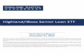 Highland/iBoxxSenior Loan ETF · 2020-05-19 · Highland/iBoxxSenior Loan ETF Semi-AnnualReport December31, 2019 Beginning on January 1, 2021, as permitted by regulations adopted