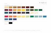 Finish Chart - TMC Furniture€¦ · 117 Chalk White 119 Pitch Black 98 Transparent Black 110 Aztec Red 116 Tangerine 113 Mango 102 Palomino 101 Grapefruit 103 Pistachio 104 Clover