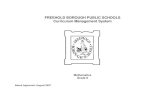 FREEHOLD BOROUGH PUBLIC SCHOOLS Curriculum …include.pbworks.com/f/...+_Revised+Oct2007_.pdf · 4.3. Patterns and Algebra A. Patterns and Relationships B. Functions C. Modeling D.