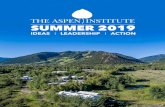 SUMMER 2019 - Aspen Institute · 2019-06-07 · Proposed to Reverse Global Warming In collaboration with Aspen Center for Environmental Studies in honor of its 50th anniversary Paul