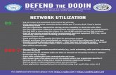 DEFEND THE DODIN · • Use DoD SAFE to share large files/videos (i.e., over 10 MB) with DoD and non-DoD recipients • Limit all non mission-essential activity on government-furnished