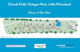 Church Field, Octagon Park, Little Plumstead Story of the Site · History of the Octagon!! Site photos!! Neighbourhood Plan!! Development principles!! Proposed site layout!! Indicative