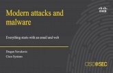 Modern attacks and malware · Cisco Advanced Malware Protection (AMP) Cisco Web Security Combats Evolving Threats Identify a breach faster by tracking a file’s disposition over