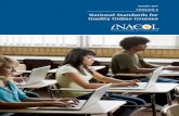 National Standards for Quality Online Courses€¦ · online courses. iNACOL organized a team of experts in the area of course development, instructional design, professional development,