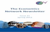 The Economics Network Newsletter...Economics Network Newsletter • Issue 21 • Spring 2013 development, as there isn [t time or resources to cover everything. To this end, Guglielmo
