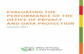 EVALUATING THE PERFORMANCE OF THE OFFICE OF PRIVACY … · planning based on open data. ... They publish open data affirmatively, work with researchers through an Institutional Review