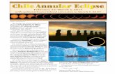 Chile Annular Eclipse · 2020-04-24 · Dear Travelers: e invite you to join our adventure W to the . Chile Annular Eclipse, February 22–March 4, 2017. including the . Annular Solar