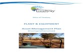 PLANT & EQUIPMENT Asset Management Plan · The Plant & Equipment Asset Management Plan is the link between the Council’s corporate, strategic and operational objectives, interpreted