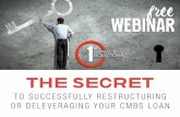 Succesful Loan Restructuring Webinar SLIDES1stsss.com/wp-content/uploads/2016/07/Succesful-Loan... · 2016-07-07 · EFFECT OF LOSSES ON SPECIAL SERVICERS • Current CCR appoints