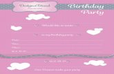 Design a friend party invite copy - Argos | Order online ... · to my birthday party Can/Cannot make your party ... Birthday Party. Title: Design a friend party invite copy Created