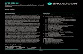 APDS-9922-001: Digital Proximity and Ambient Light Sensor ... · Broadcom - 5 - APDS-9922-001 Data Sheet Table 9 Characteristics of the SDA and SCL Bus Lines, VDD = 2.8V, TA = 25°C
