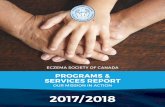 ECZEMA SOCIETY OF CANADA · and content on eczema management and the disease state. Support Canadians of all ages living with all types of eczema, including lifelong sufferers and