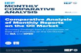 IEF MONTHLY COMPARATIVE ANALYSIS...• A comparative analysis of oil inventory data reported by JODI, the IEA, OPEC and secondary sources in collaboration with the Rapidan Energy Group.