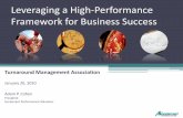 Leveraging a High-Performance Framework for Business …turnaround.org/cmaextras/TMA_2010Jan_Cohen-(3).pdfLeveraging a High-Performance Framework for Business Success Turnaround Management