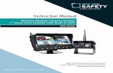 Instruction Manual · Congratulations on purchasing a Rear View Backup Camera System! With this manual you will be able to properly install and operate the unit. The Backup Camera