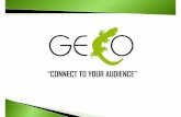 “CONNECT TO YOUR AUDIENCE” · direct and interactive channel to each user; Geco Personal Signage is a complement to “digital infoscreens”. Digital and Personal are modular