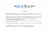 SMALLCAP DISCOVERIES SPECIAL REPORT “10 Under 10” We ...smallcapdiscoveries.com/wp-content/uploads/2016/03/SMALLCAPDI… · can take. Challenging industry: General contracting
