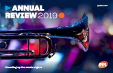PPL Annual Review 2019 - ppluk.com€¦ · PPL PRS Ltd (our public performance joint venture with PRS for Music), when it is played in public at businesses such as shops, bars, nightclubs