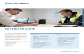 Customer Care - BEUMER Group€¦ · Our Customer Care programme includes: • Field Service support • Technical support • Long lifespan for the system Service contracts • Service