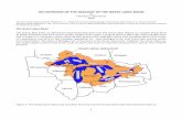 AN OVERVIEW OF THE GEOLOGY OF THE GREAT LAKES BASIN€¦ · The Great Lakes Basin . The Great Lakes basin, as defined by watersheds that drain into the Great Lakes (Figure 1), includes