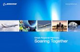 Great Regional Partners Soaring Together€¦ · Boeing iddle ast 13 The new restructuring of Boeing Defense, Space & Security (BDS) created four new BDS divisions, one of which is