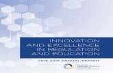 INNOVATION AND EXCELLENCE IN REGULATION AND EDUCATION0104.nccdn.net/1_5/1c1/19a/1e6/Annual-Report-2018-2019.pdf · cryptocurrencies and blockchain technology. We hope to avoid the
