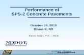 Performance of SPS-2 Concrete Pavements€¦ · North Dakota SPS-2 Measured Roughness 0213 0215 0216, 0218 0217 0219, 0224 0222, 0221, 0220 0260, 0259, 0263 0261 0262 0264, 0214,