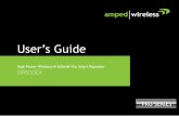 User’s Guidestatic.highspeedbackbone.net/pdf/Amped SR600EX High Power...SR600EX USER’S GUIDE 2 INTRODUCTION Thank you for purchasing this Amped Wireless product. At Amped Wireless