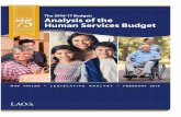 The 2016-17 Budget: Analysis of the Human Services Budget€¦ · 2016-02-08  · administration’s 2016-17 budget proposals for IHSS and CalWORKs. While we raise some areas of uncertainty—mainly