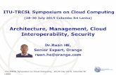Architecture, Management, Cloud Interoperability, Security · 1.Security architecture/model and framework 2.Security management and audit technology 3.BCP/disaster recovery and storage