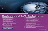 Product Catalog 2018-2019 Embedded IoT Solutions · Advantech’s industrial peripheral products (e.g., storage, wireless devices, touch modules, and displays) and software turn-key