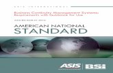 ASIS/BSI BCM.01-2010 AMERICAN NATIONAL STANDARD BCM STANDARDS Item_1921-2… · BSI Group is a global independent business services organization that develops standards-based solutions