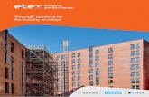 Thruwallآ® solutions for the building envelope The Steel Framing System (SFS) framing selected for your