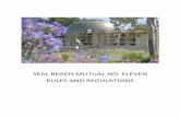 SEAL BEACH MUTUAL NO. ELEVEN RULES AND REGULATIONS · ii Section 3.12 – Demolition..... 12 Section 3.13 – Concrete..... 12 Section 3.14 – Framing..... 12