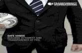 SAFE HANDS BUILDING INTEGRITY AND TRANSPARENCY AT FIFA · 12/5/2011  · FIFA has to start with an independent investigation to clear up the corruption allegations from the past and