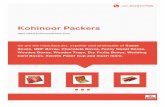Kohinoor Packers · Mithai Boxes, Glitter Boxes, Laddu Box, Metallic Boxes, Printed Muffin Cups, Sweets Paper Cup and much more. These products are designed under the vigilance of