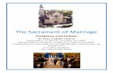 The Sacrament of Marriage · If your musicians would like to practice in the church before the wedding, contact ... and wedding as required by our liability insurance provider. Pat