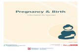 Pregnancy & Birth - Berlin · Pregnancy & Birth Englisch / English. 1 Dear Parents, Welcome to Berlin-Spandau. We – that is the city of Berlin, the district of Spandau and the Evangelische