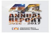 Jayaswal Neco Industries Limited · 44th Annual Report 2016 - 2017 2 NOTICE is hereby given that 44thAnnual General Meeting (AGM) of the Members of Jayaswal Neco Industries Limited