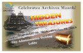 Celebrates Archives Month! - San Diego1:00 p.m. Lecture (Silver Room) Laurel Schwartz "San Diego Jews, WWI and the Growth of Benevolence" 29 10:00 a.m. Archive Tour (Archives Basement)